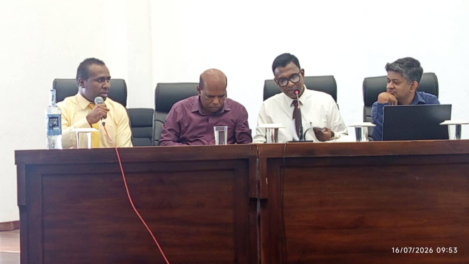 ගාල්ල දිස්ත්‍රික් සංවර්ධන ව්‍යාපෘති ප්‍රගති සමාලෝචන රැස්වීම